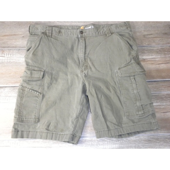 Carhartt Other - Carhartt Rigby Cargo Shorts Mens 40 Green Rugged Flex Relaxed Workwear Gorpcore